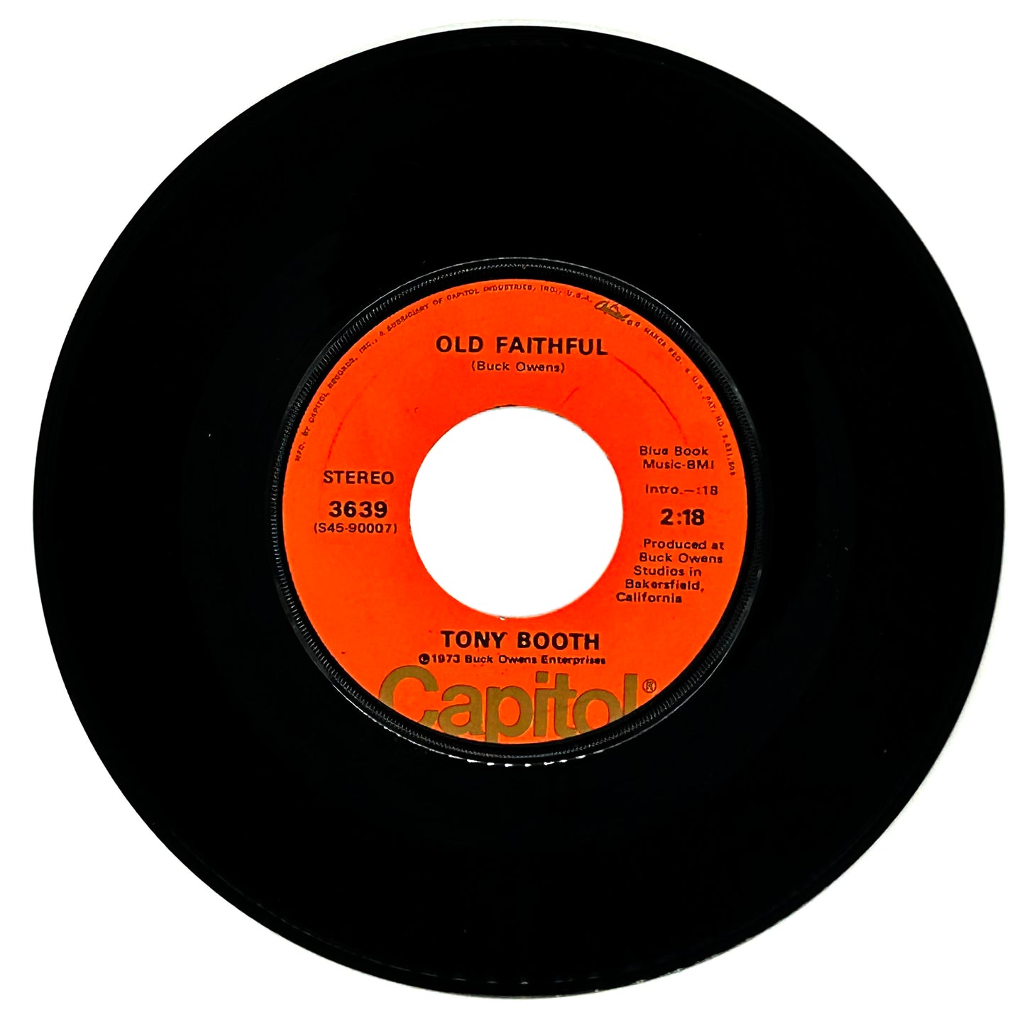 Tony Booth : OLD FAITHFUL/ DON'T LET TRUE LOVE SLIP AWAY