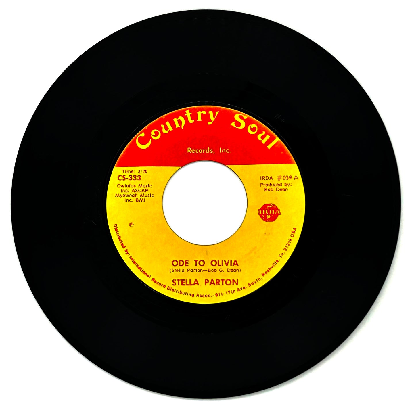 Stella Parton : ODE TO OLIVIA/ I WANT TO HOLD YOU IN MY DREAMS TONIGHT