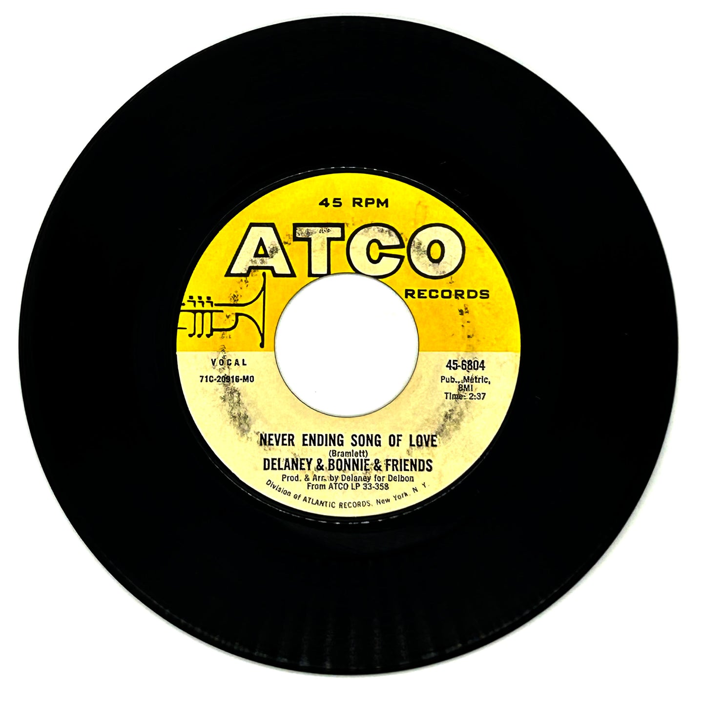 Delaney & Bonnie & Friends : NEVER ENDING SONG OF LOVE/ DON'T DECEIVE ME (PLEASE DON'T GO)