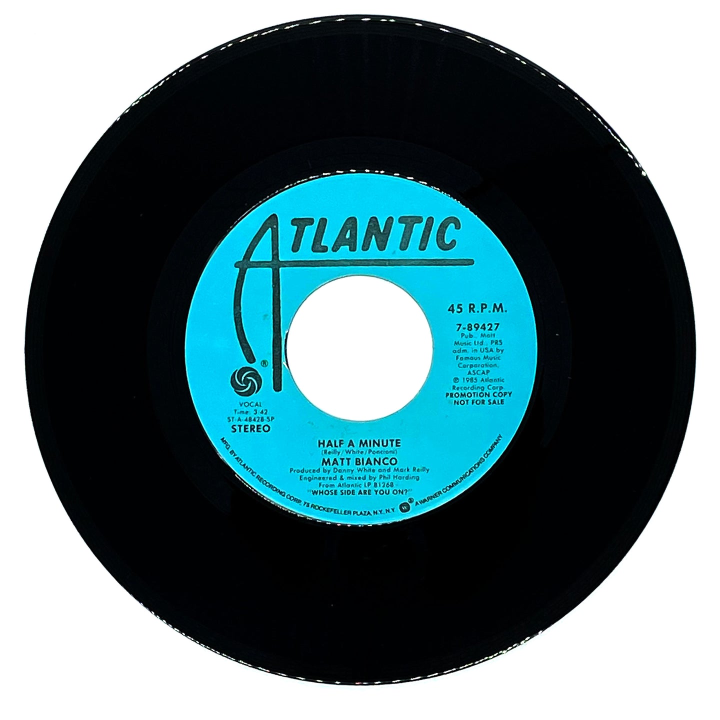 Matt Bianco : HALF A MINUTE/ HALF A MINUTE