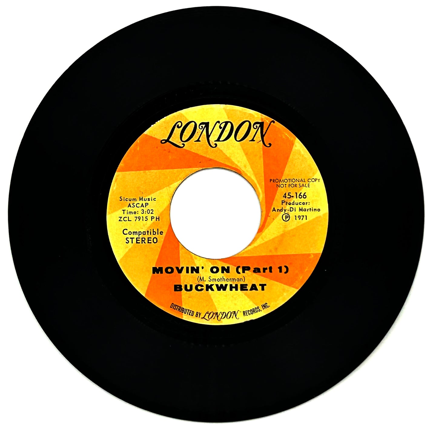 Buckwheat : MOVIN' ON (PART 1)/ MOVIN' ON (PART 2)