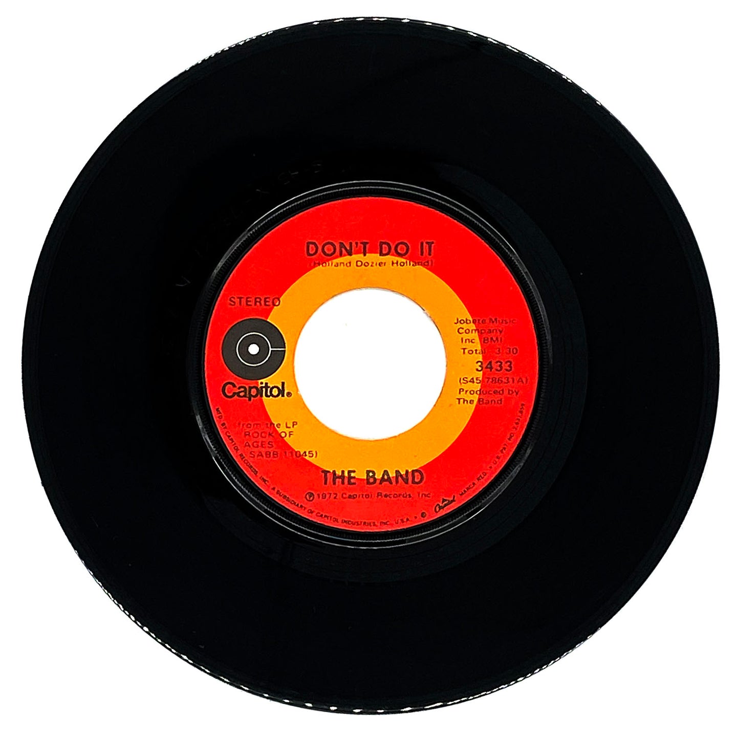 Band, The : DON'T DO IT/ RAG MAMA RAG