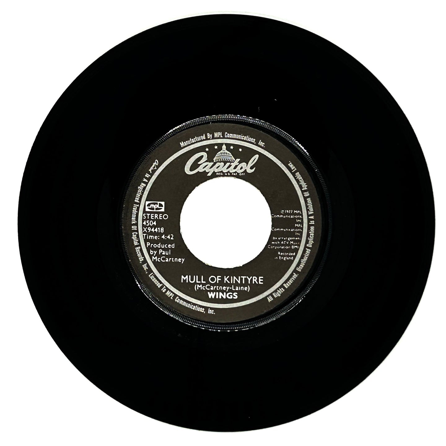 Wings : MULL OF KINTYRE/ GIRLS' SCHOOL