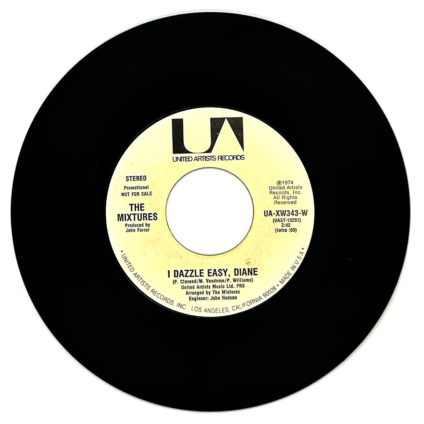 Mixtures, The : I DAZZLE EASY, DIANE/  I DAZZLE EASY, DIANE