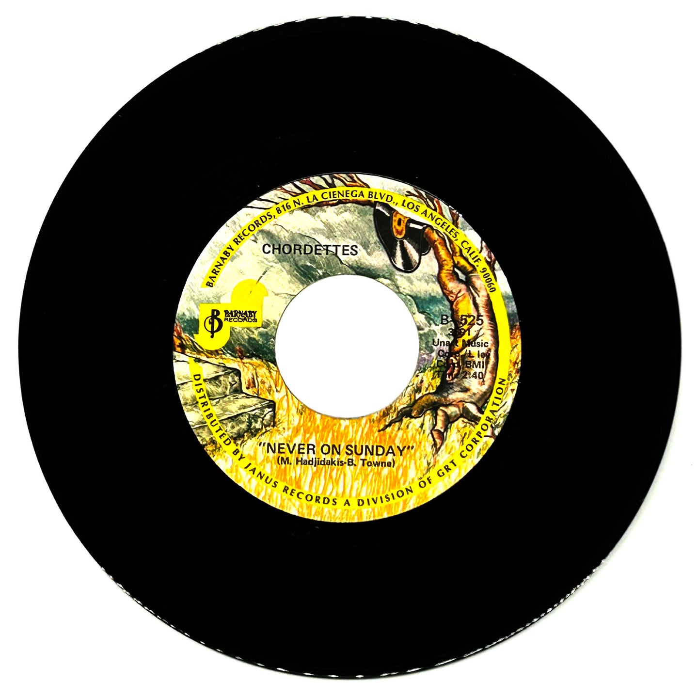 Chordettes : NEVER ON SUNDAY/ FARAWAY STAR