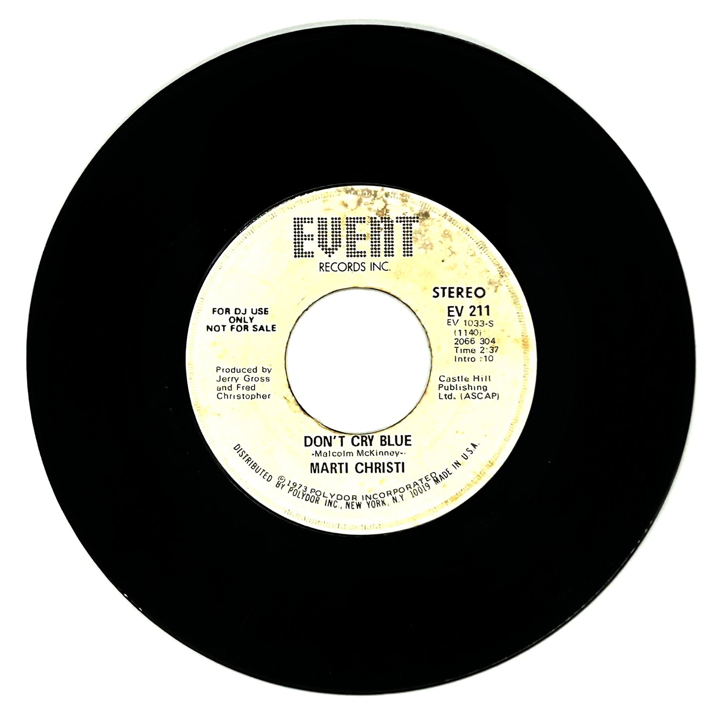 Marti Christi : DON'T CRY BLUE/ DON'T CRY BLUE