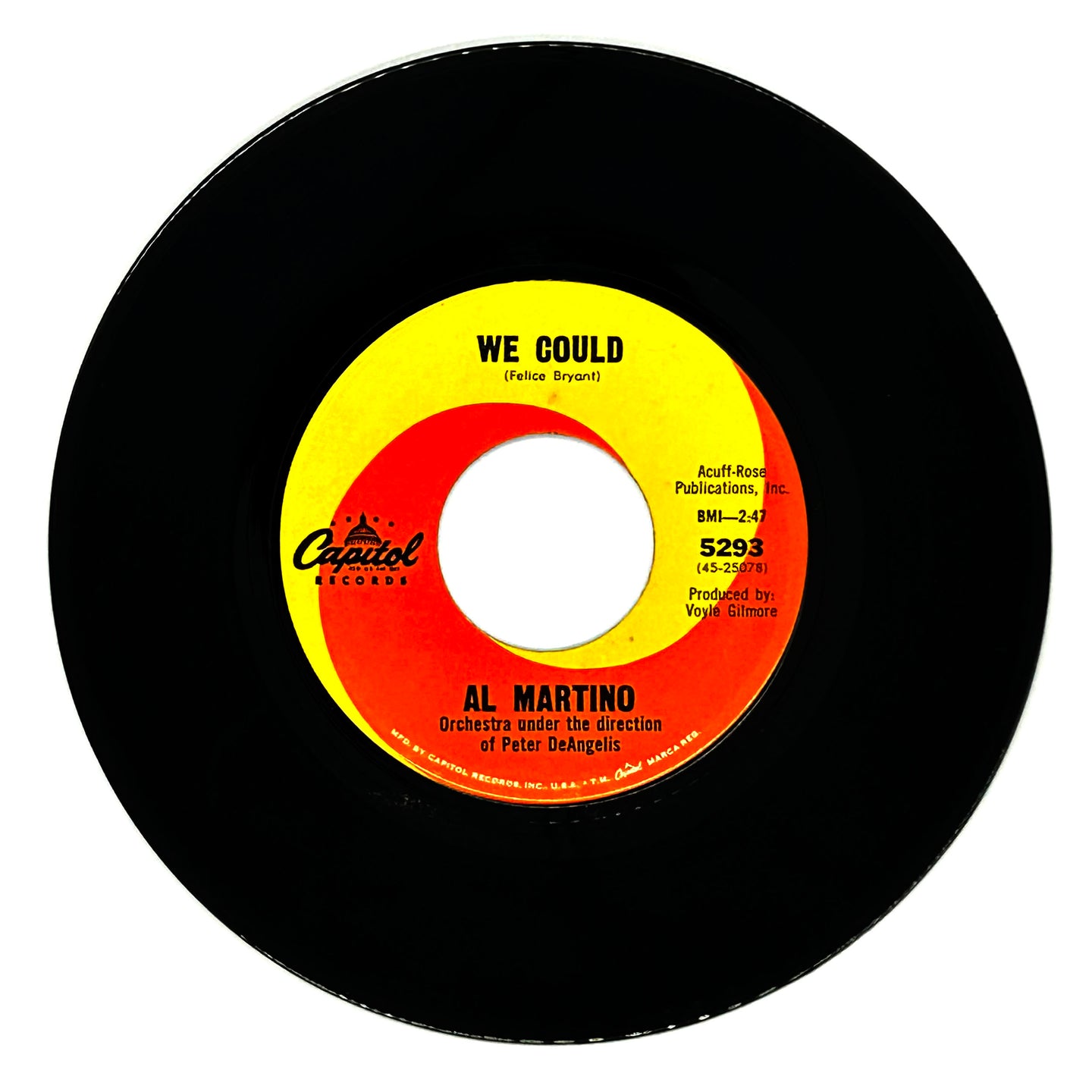 Al Martino : WE COULD/ SUNRISE TO SUNRISE