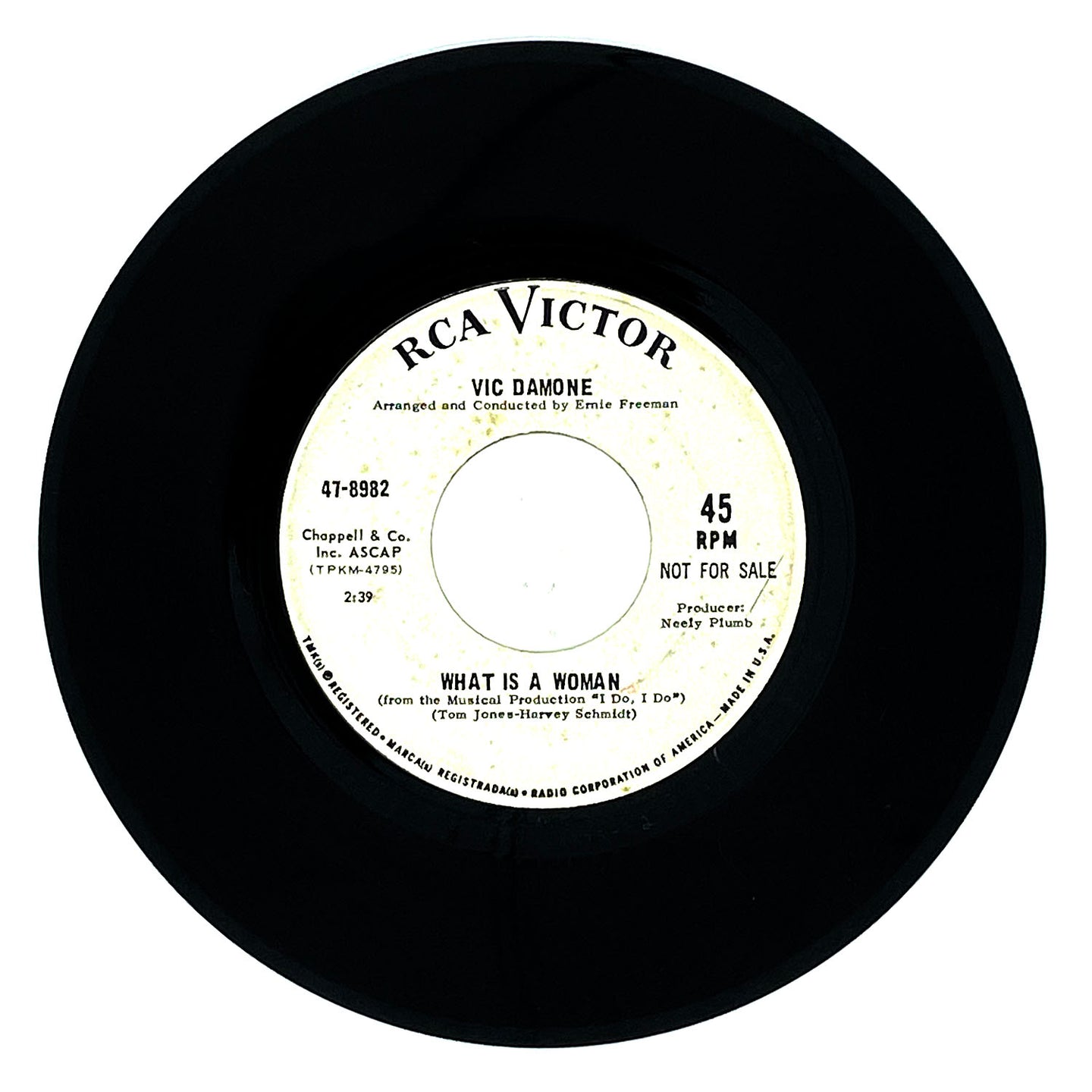 Vic Damone : WHAT IS A WOMAN/ CIAO COMPARE