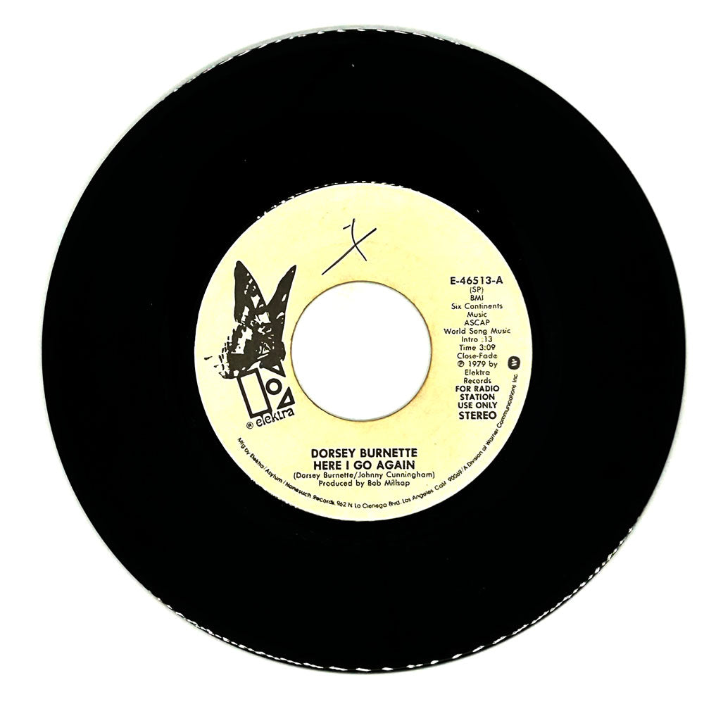 Dorsey Burnette : HERE I GO AGAIN/ HERE I GO AGAIN