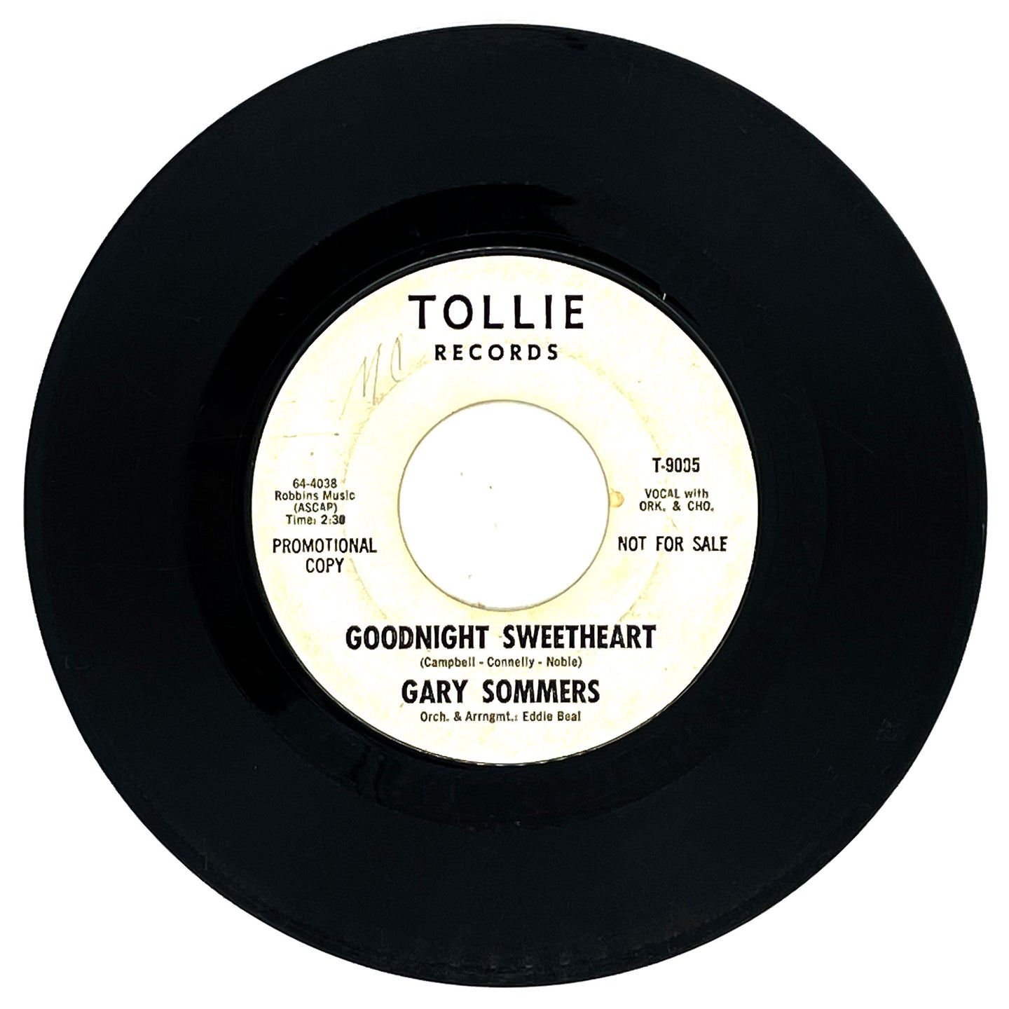 Gary Sommers : GOODNIGHT SWEETHEART/ GOOD WILL TO YOU, BABY