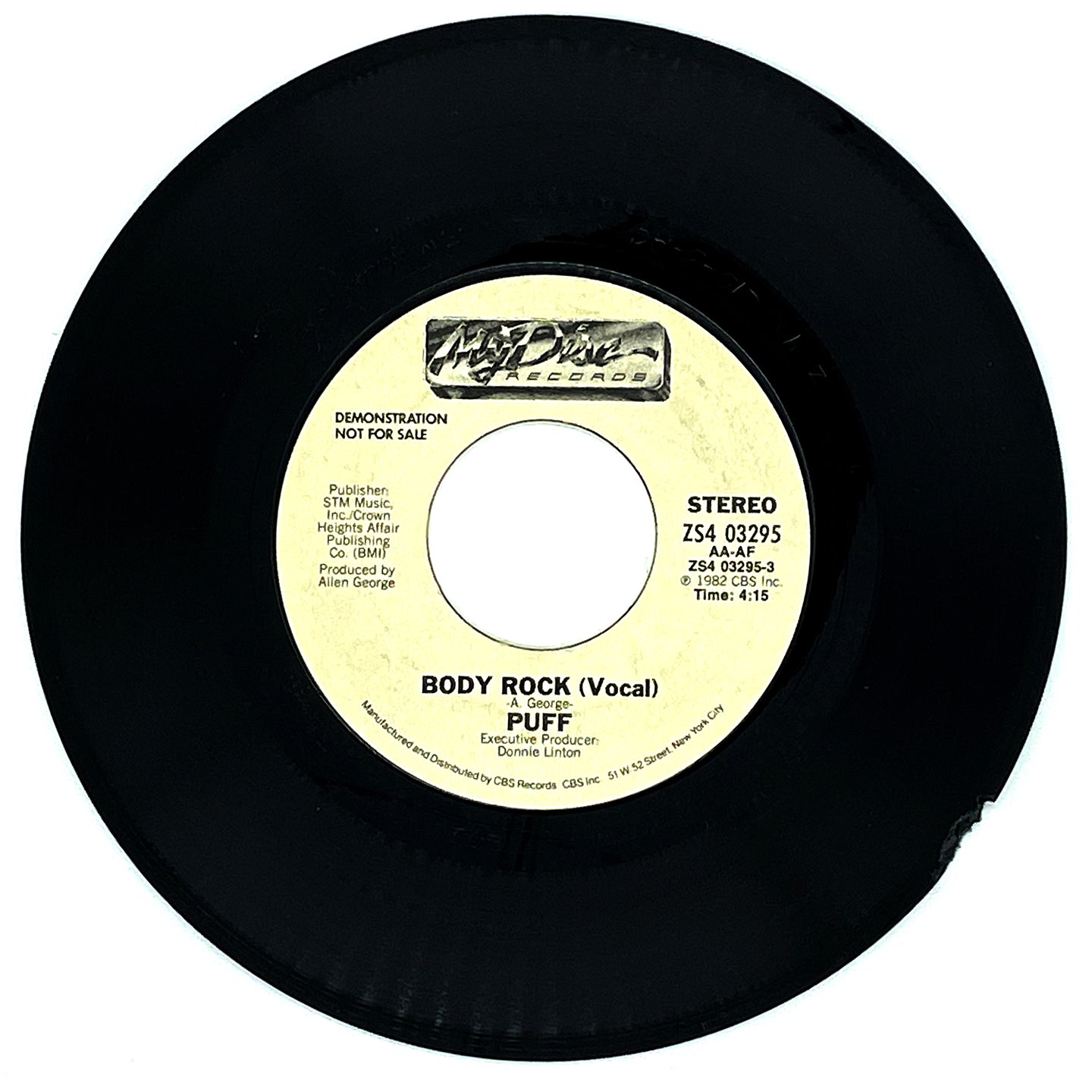 Puff : BODY ROCK (VOCAL)/ BODY ROCK (VOCAL)