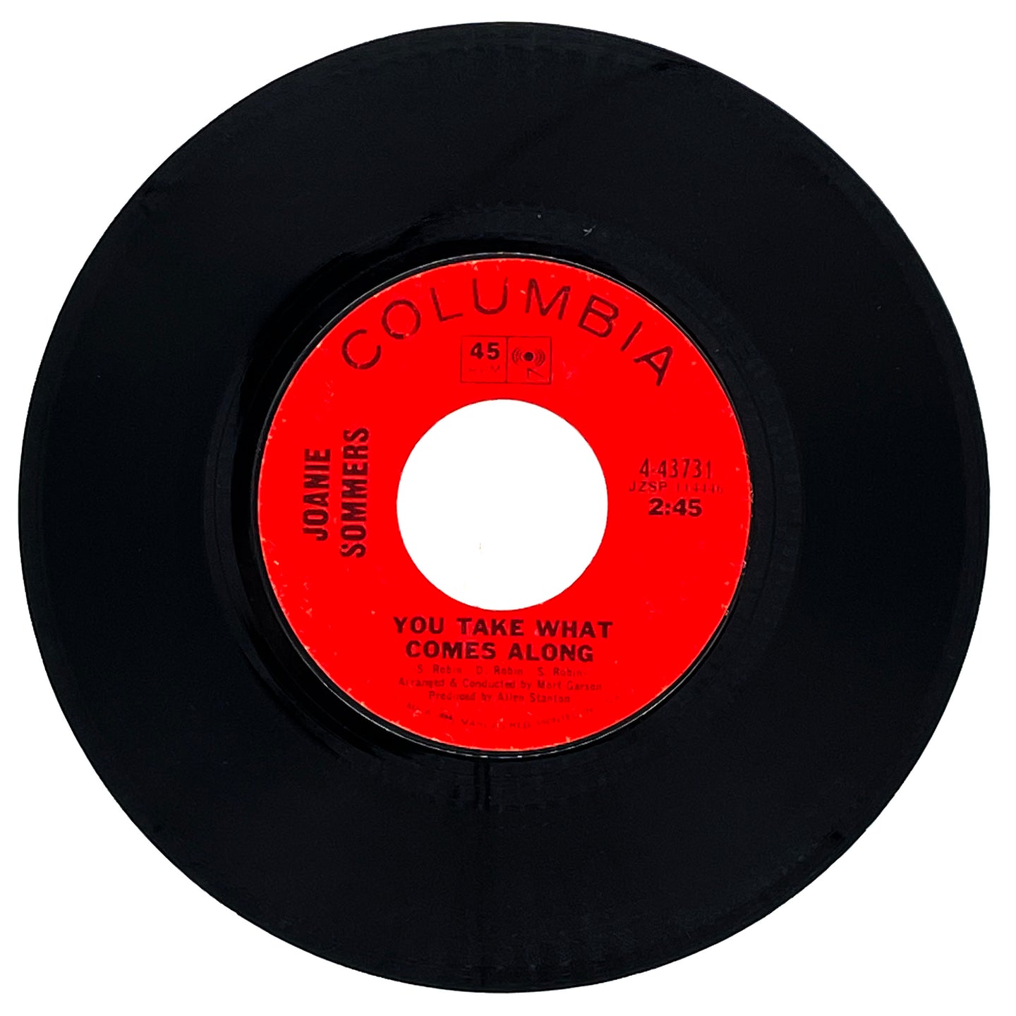 Joanie Sommers : ALFIE/ YOU TAKE WHAT COMES ALONG