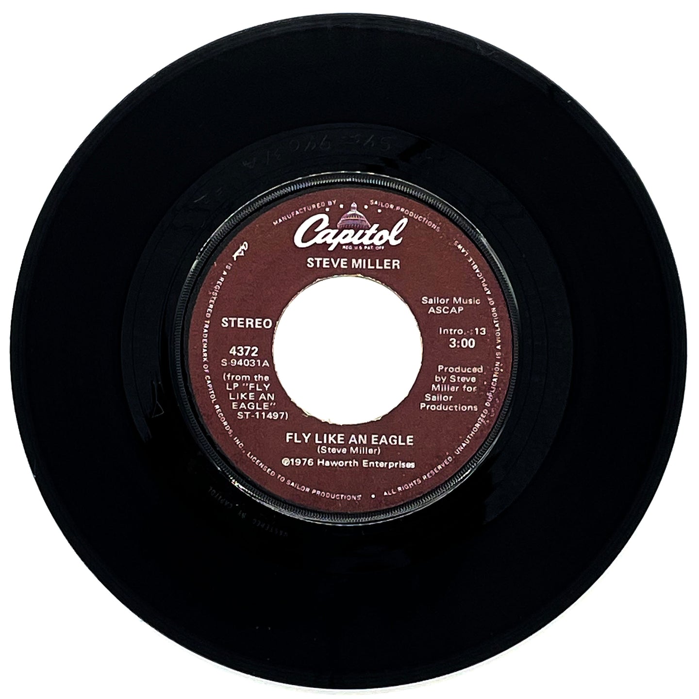 Steve Miller : FLY LIKE AN EAGLE/ THE LOVIN' CUP