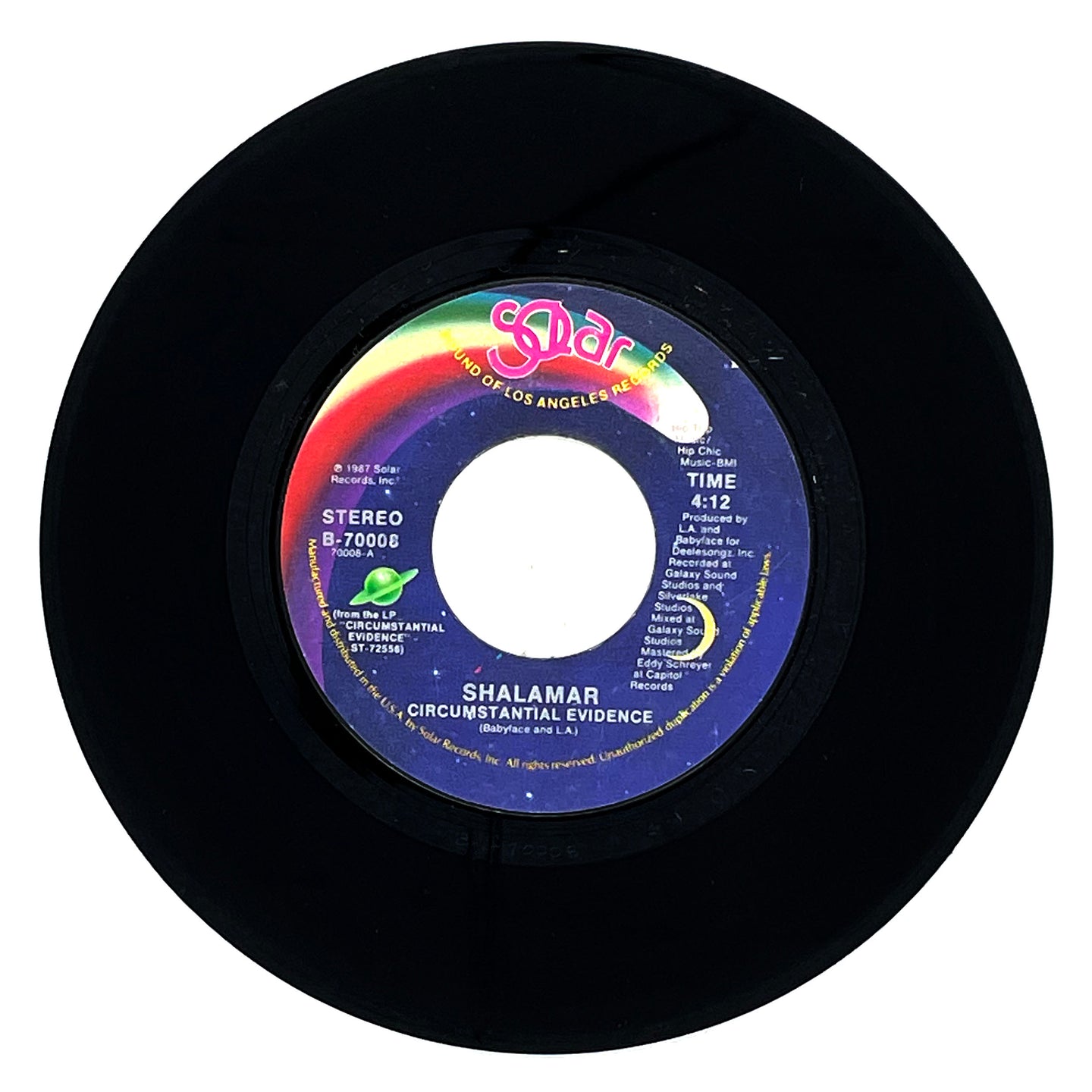 Shalamar : CIRCUMSTANTIAL EVIDENCE/ CIRCUMSTANTIAL EVIDENCE (INSTRUMENTAL)