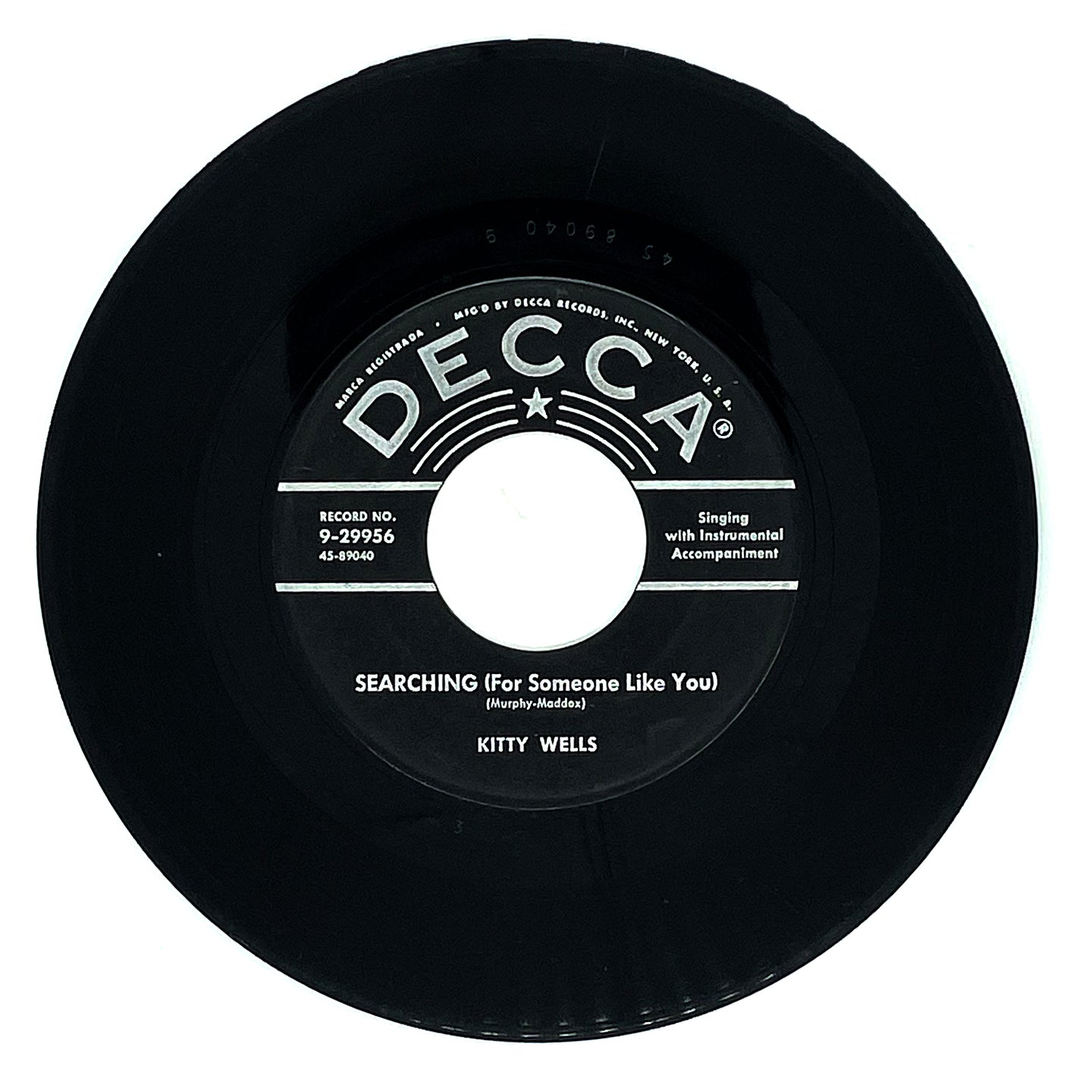 Kitty Wells : SEARCHING (FOR SOMEONE LIKE YOU)/ I'D RATHER STAY HOME