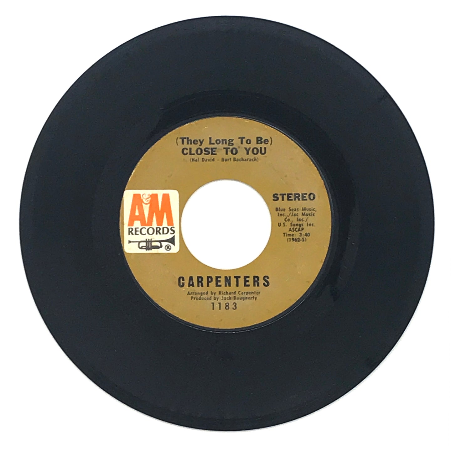 Carpenters : (THEY LONG TO BE) CLOSE TO YOU/ I KEPT ON LOVING YOU