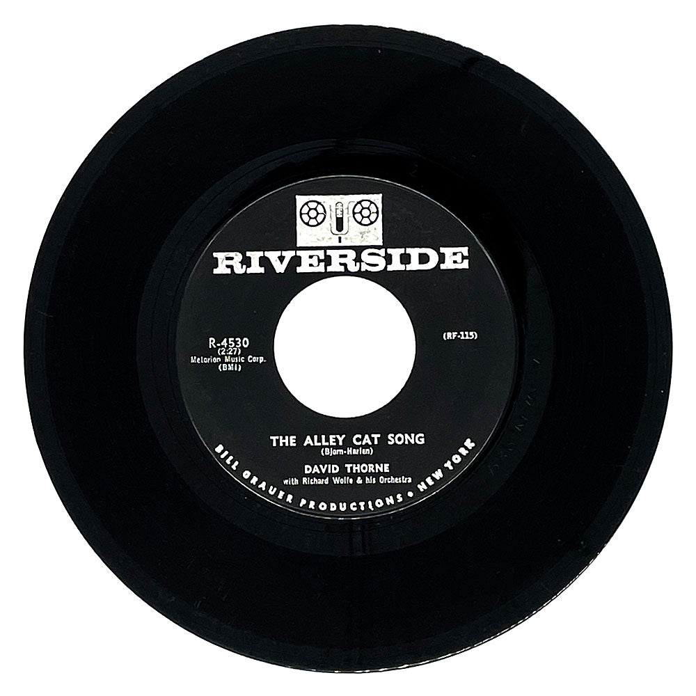 David Thorne : THE ALLEY CAT SONG/ THE MOON WAS YELLOW