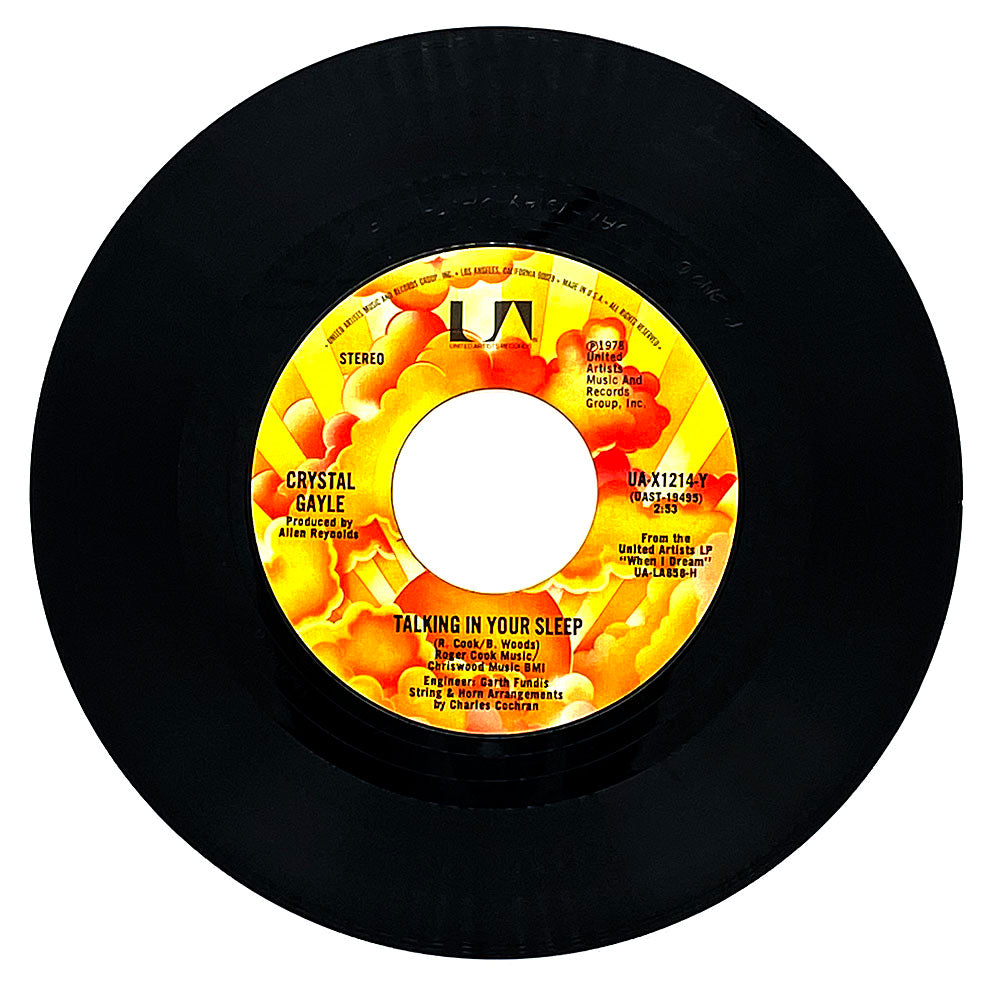Crystal Gayle : TALKING IN YOUR SLEEP/ PAINTIN' THIS OLD TOWN BLUE