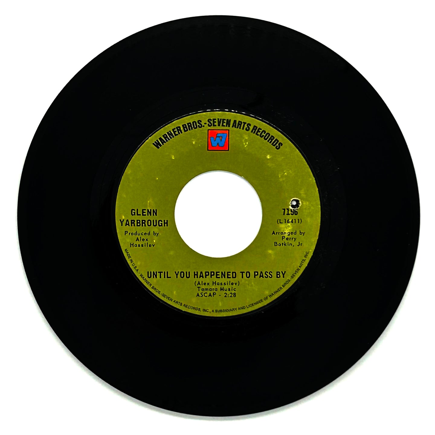 Glenn Yarbrough : UNTIL YOU HAPPENED TO PASS BY/ DOWNTOWN L.A.