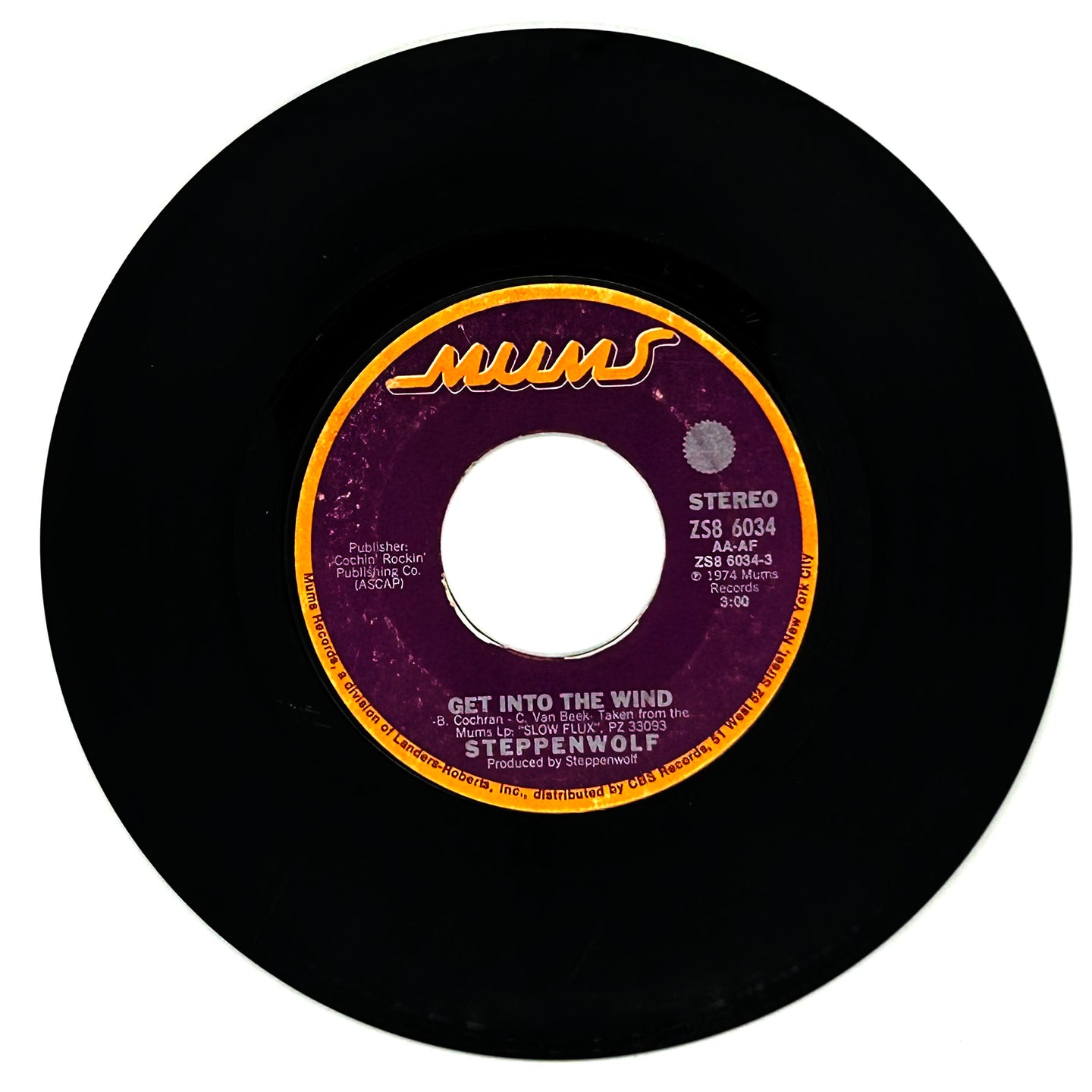 Steppenwolf : GET INTO THE WIND/ MORNING BLUE