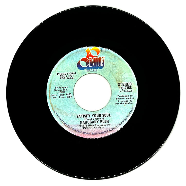 Mahogany Rush : SATISFY YOUR SOUL/ SATISFY YOUR SOUL
