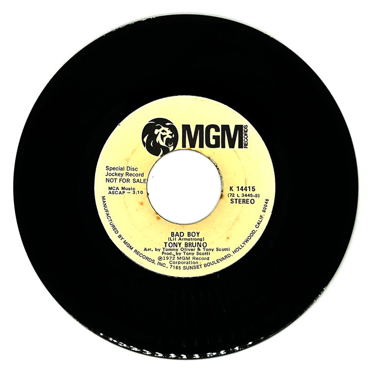 Tony Bruno : BAD BOY/ BAD BOY
