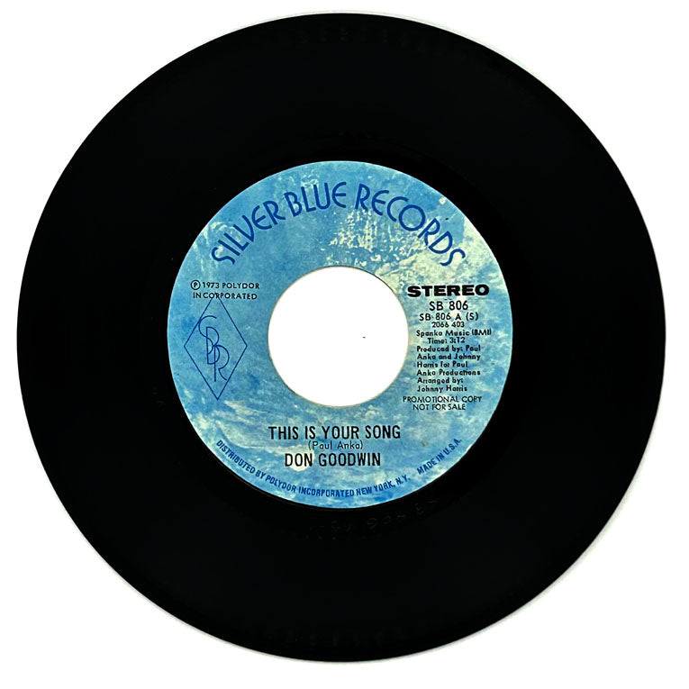 Don Goodwin : THIS IS YOUR SONG/ THIS IS YOUR SONG