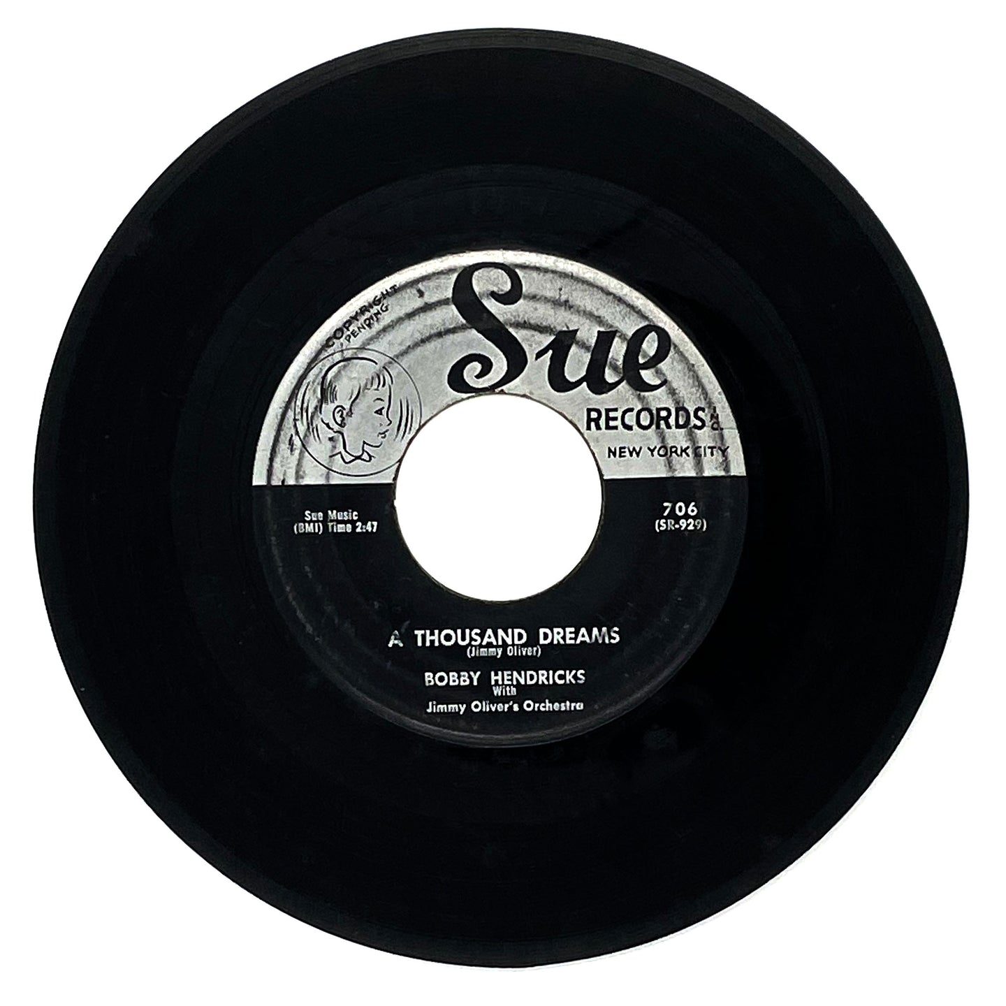 Bobby Hendricks : A THOUSAND DREAMS/ ITCHY TWITCHY FEELING