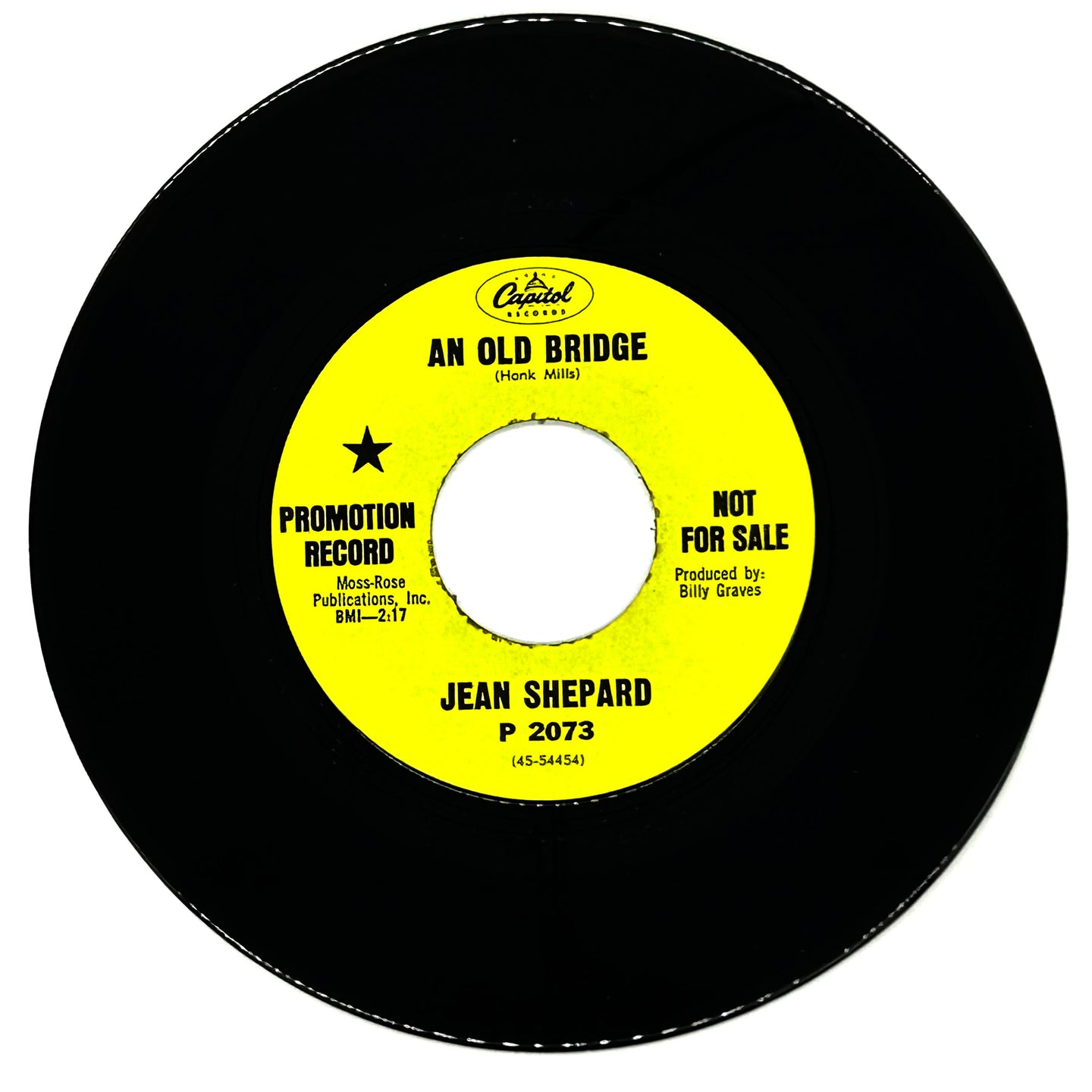 Jean Shepard : AN OLD BRIDGE/ MY NEW DARLIN'