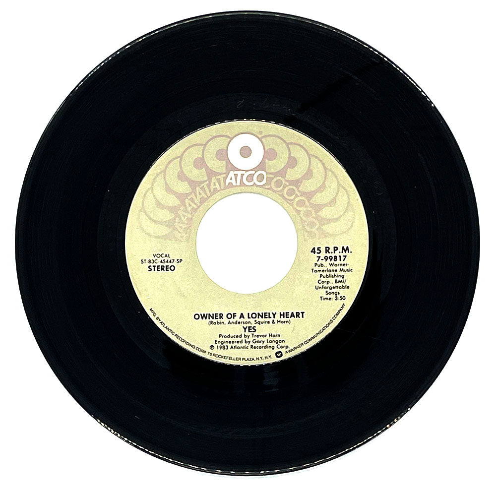 Yes : OWNER OF A LONELY HEART/ OUR SONG