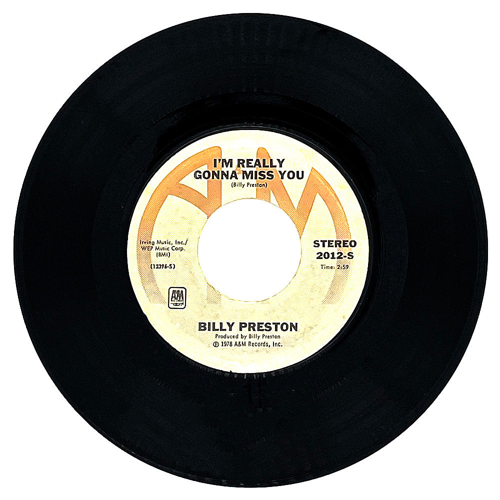 Billy Preston : I'M REALLY GONNA MISS YOU/ ATTITUDES