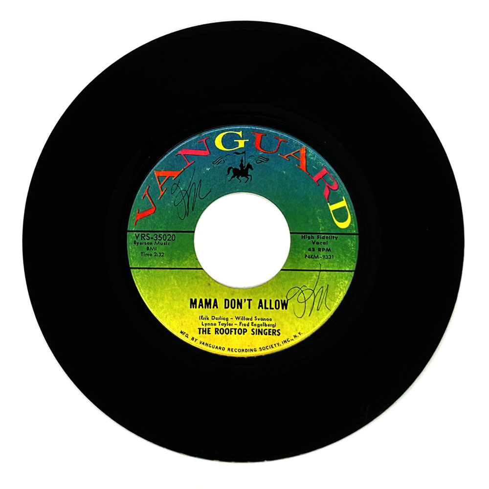 Rooftop Singers, The : MAMA DON'T ALLOW/ IT DON'T MEAN A THING