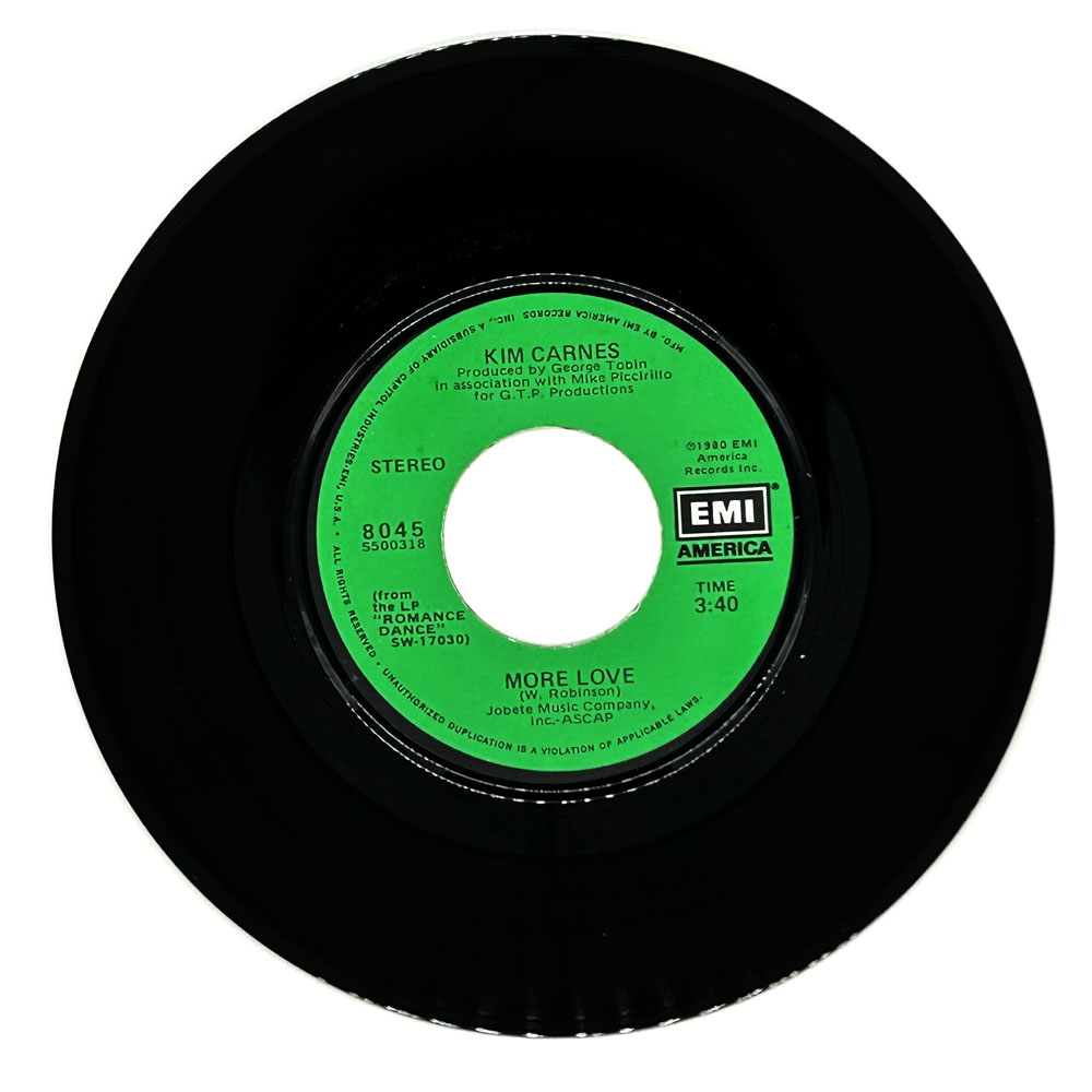 Kim Carnes : MORE LOVE/ CHANGIN'