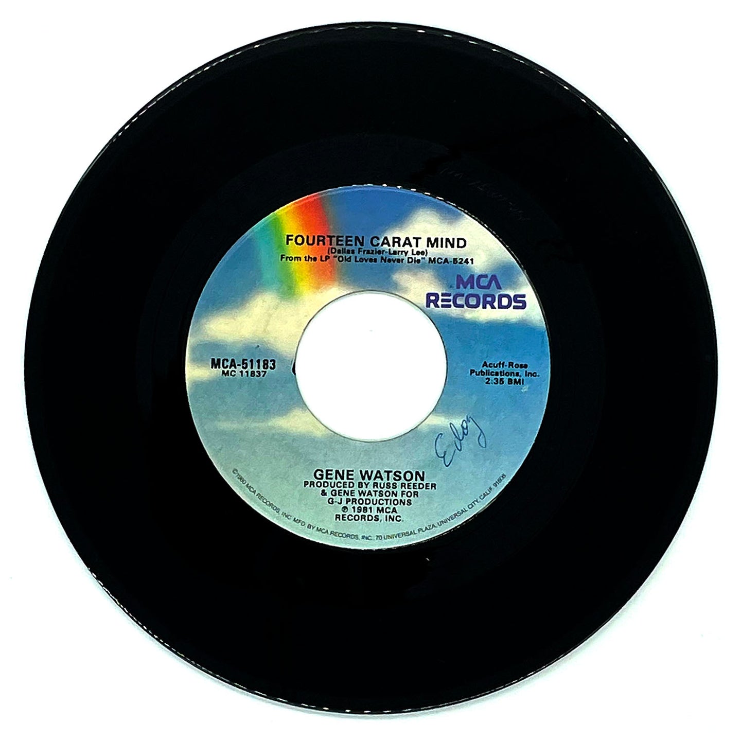 Gene Watson : FOURTEEN CARAT MIND/ LONELY ME