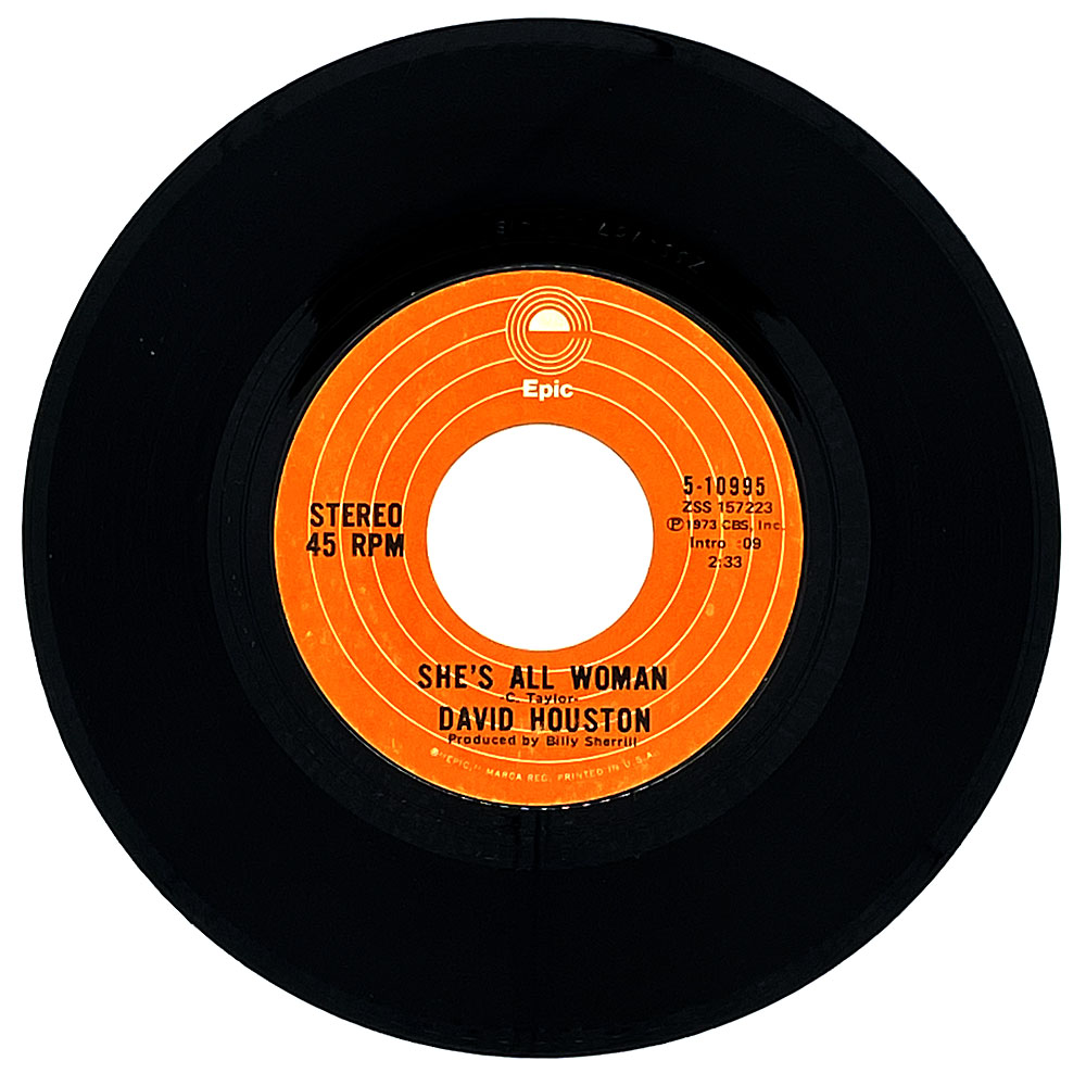 David Houston : SHE'S ALL WOMAN/ SWEET LOVIN'