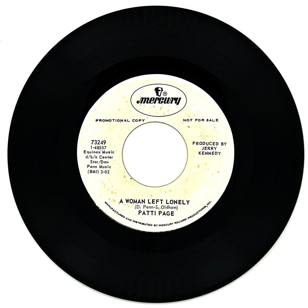 Patti Page : A WOMAN LEFT LONELY/ THINK AGAIN