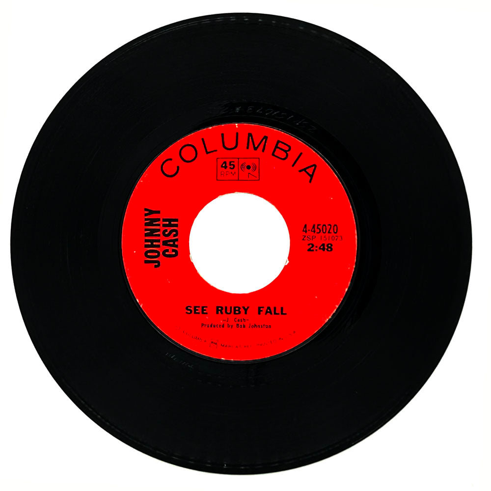 Johnny Cash : SEE RUBY FALL/ BLISTERED