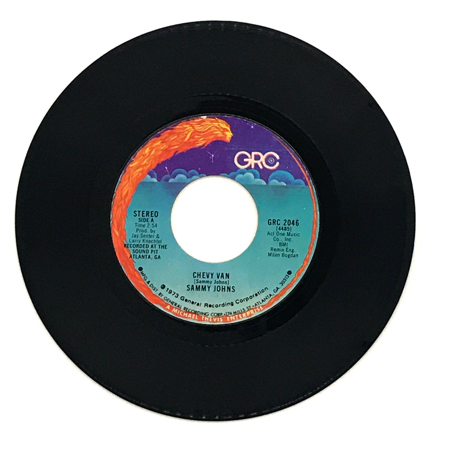 Sammy Johns : CHEVY VAN/ HANG MY HEAD AND MOAN