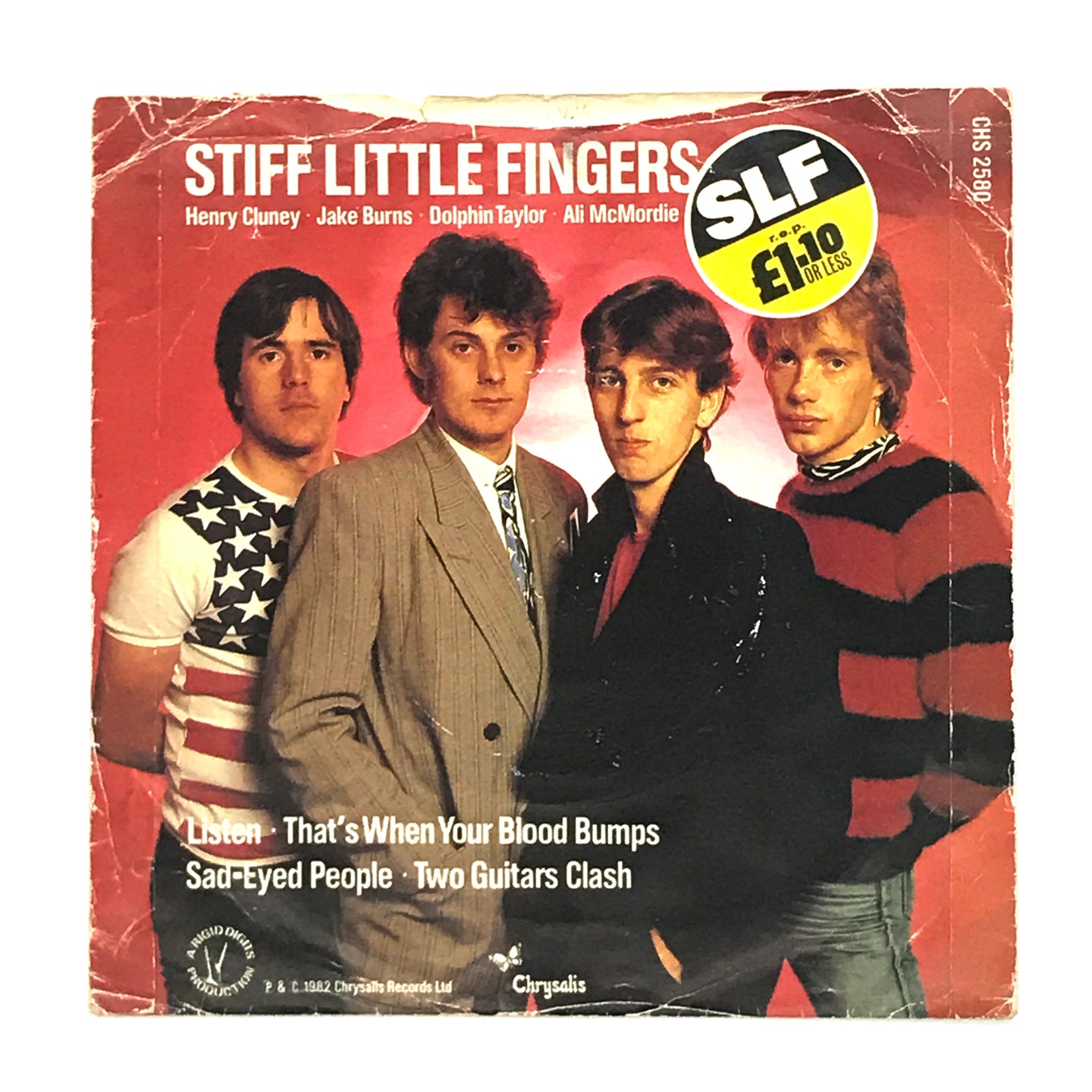 Stiff Little Fingers : LISTEN/ THAT'S WHEN YOUR BLOOD BUMPS/ SAD-EYED PEOPLE/ TWO GUITARS CLASH