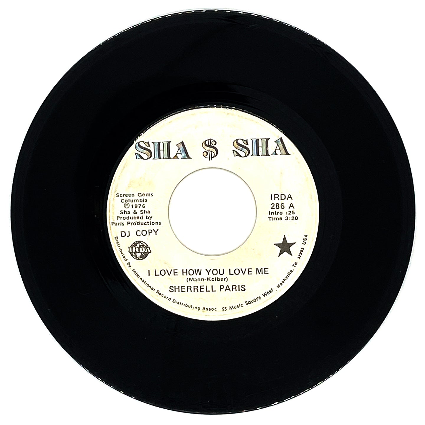 Shellrell Paris Sherrell Paris : I LOVE HOW YOU LOVE ME/ SAD AND LONELY PEOPLE – Frank ...