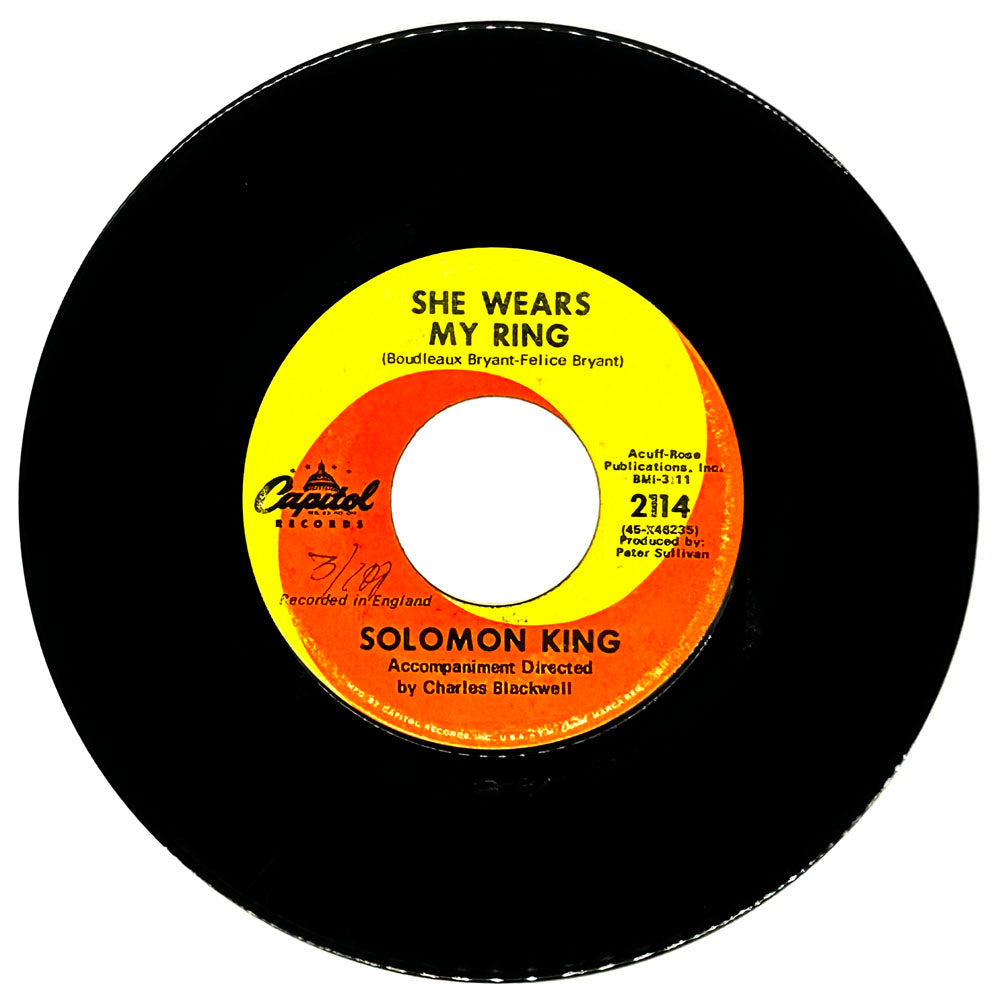 Solomon King : SHE WEARS MY RING/ I GET THAT FEELING OVER YOU