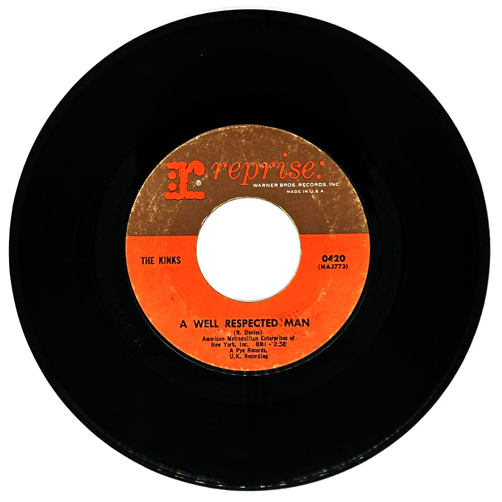 Kinks, The : A WELL RESPECTED MAN/ SUCH A SHAME