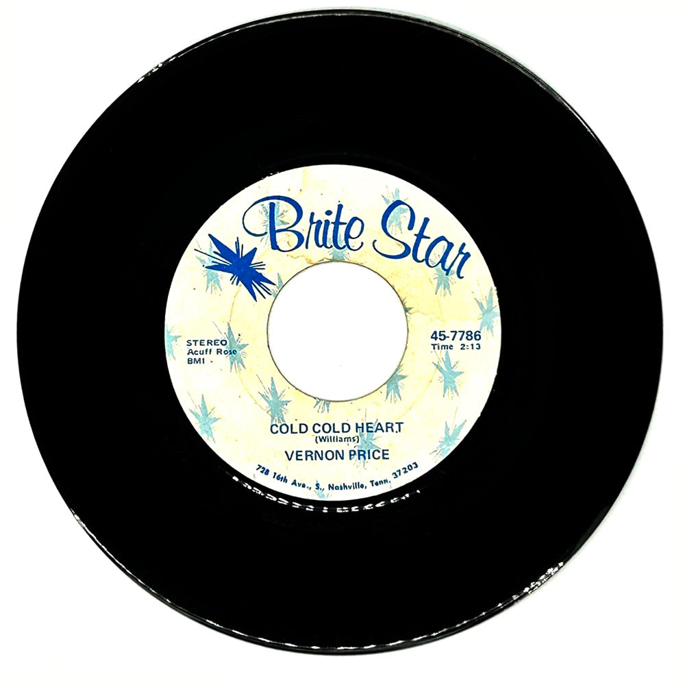 Vernon Price : COLD COLD HEART/ BOUQUET OF ROSES