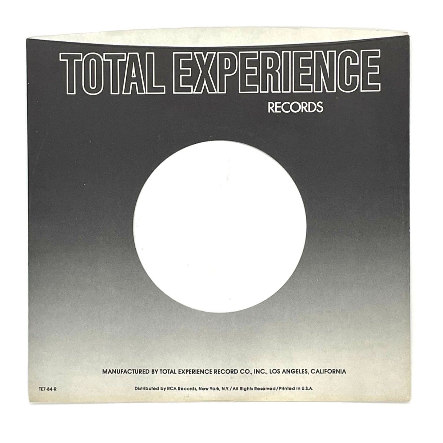 Total Experience Records Sleeve