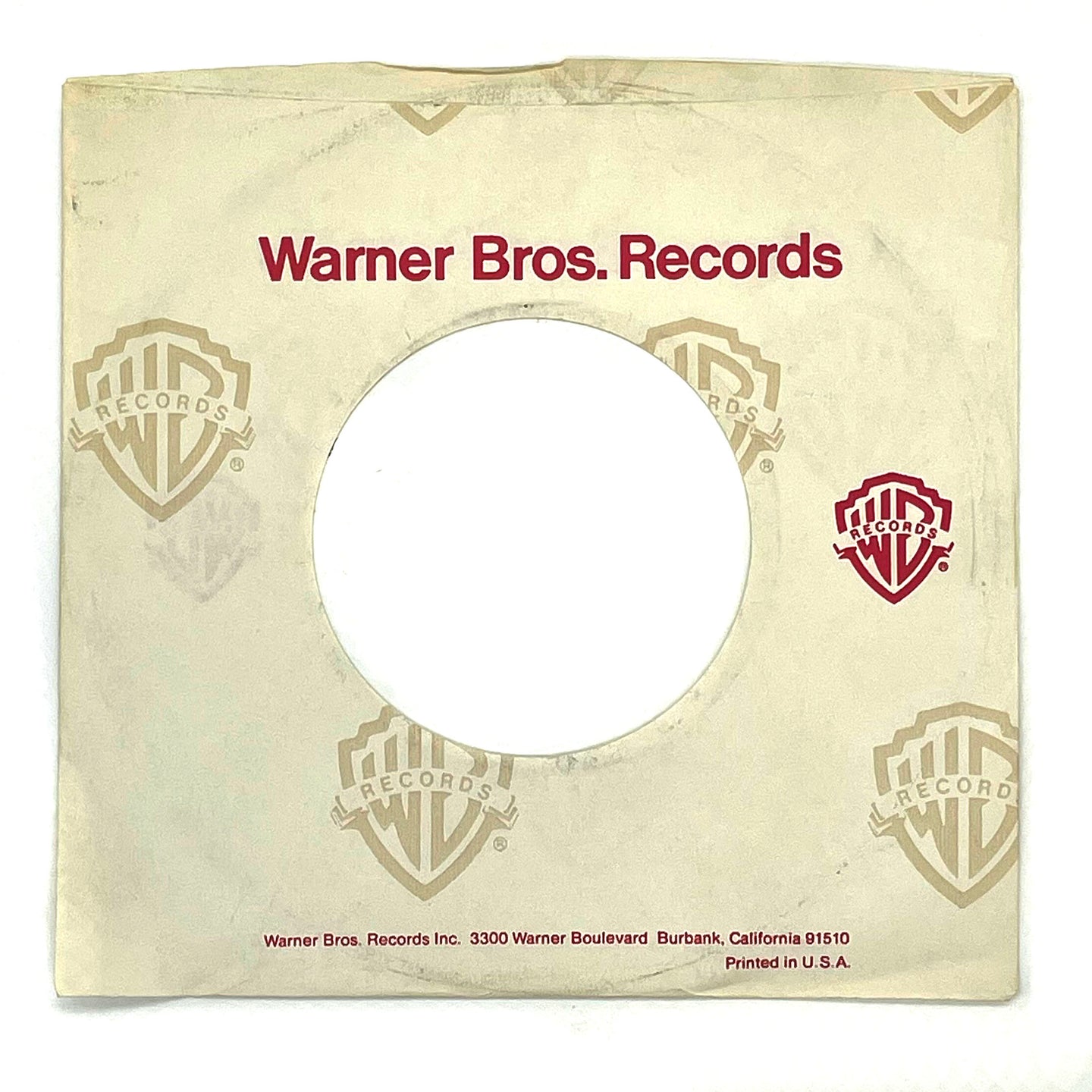 Warner Bros. Records Sleeve
