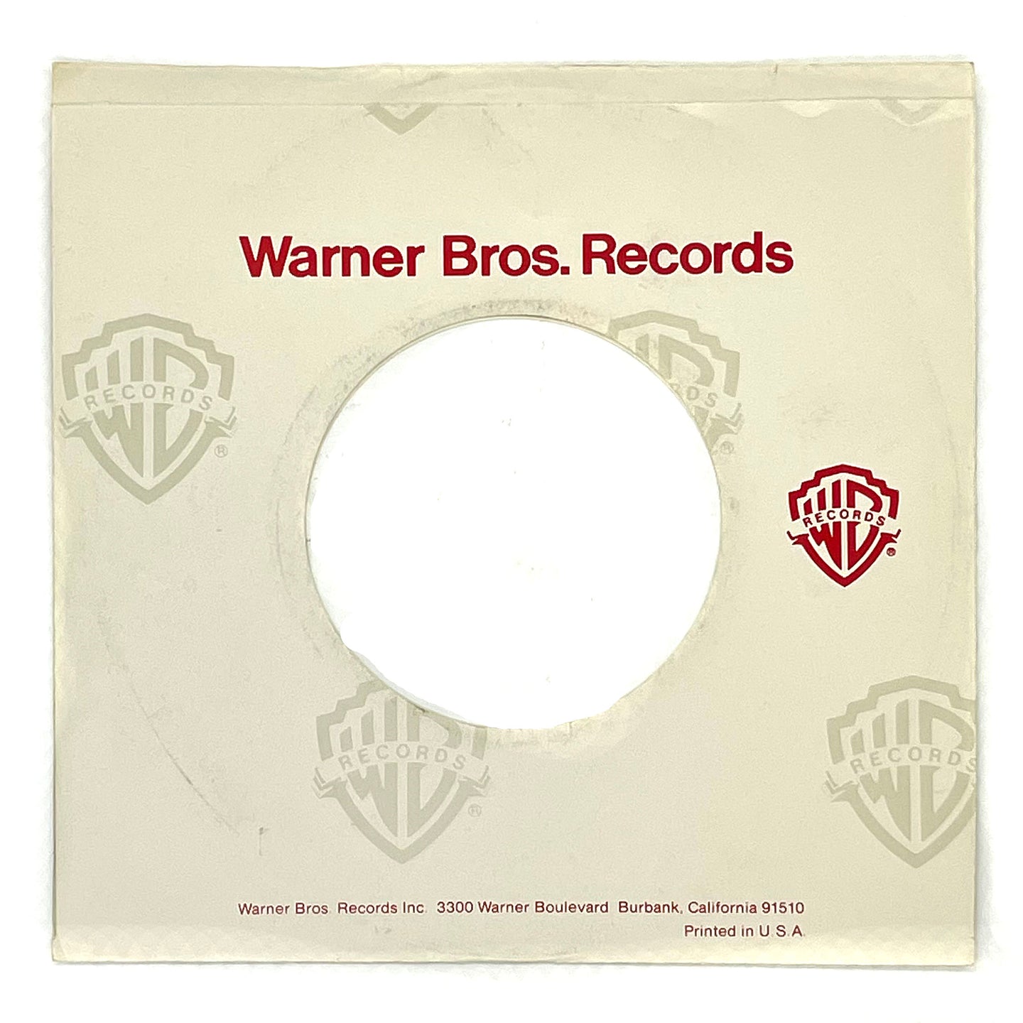 Warner Bros. Records Sleeve