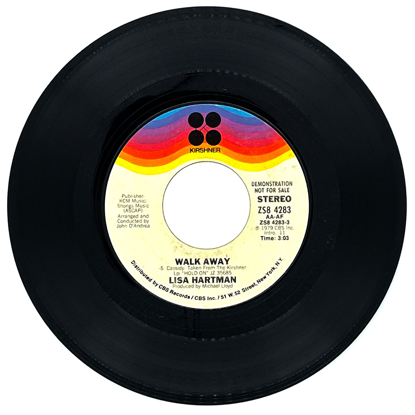 Lisa Hartman : WALK AWAY/ WALK AWAY