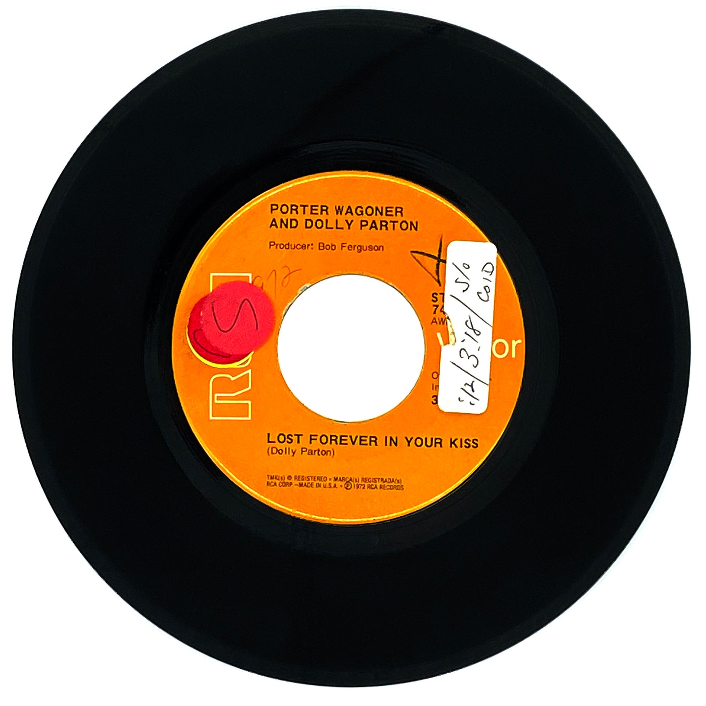 Porter Wagoner and Dolly Parton : LOST FOREVER IN YOUR KISS/ THE FOG HAS LIFTED