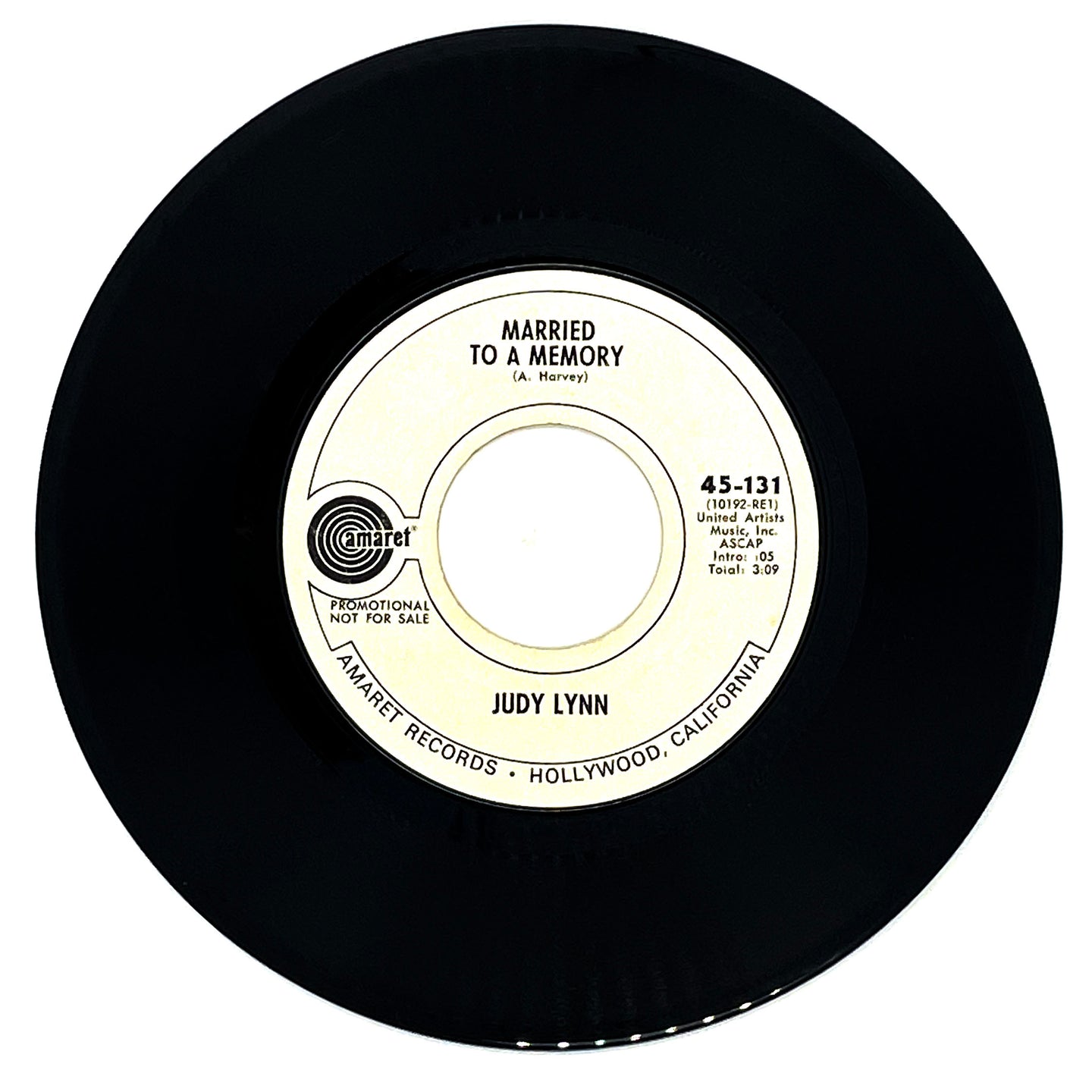Judy Lynn : MARRIED TO A MEMORY/ MARRIED TO A MEMORY