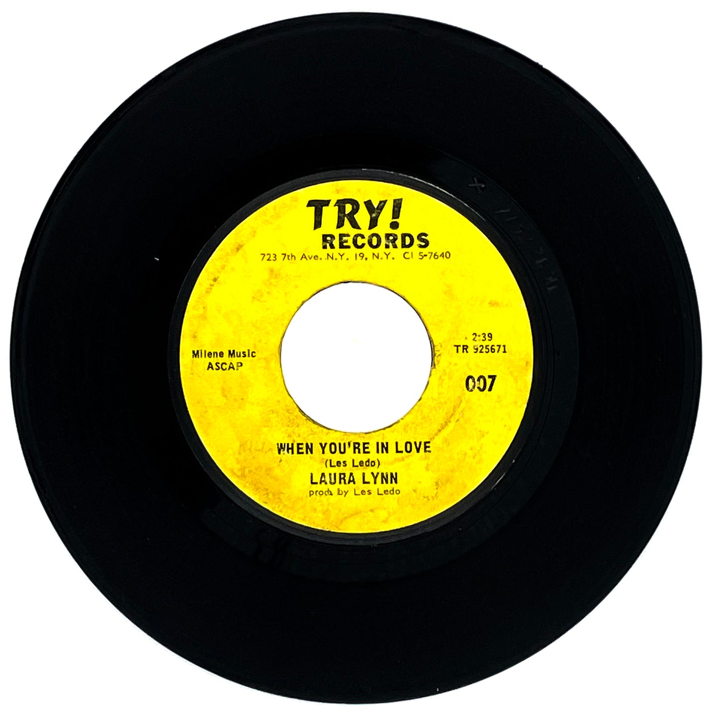 Laura Lynn : WHEN YOU'RE IN LOVE/ UNTIL THEN